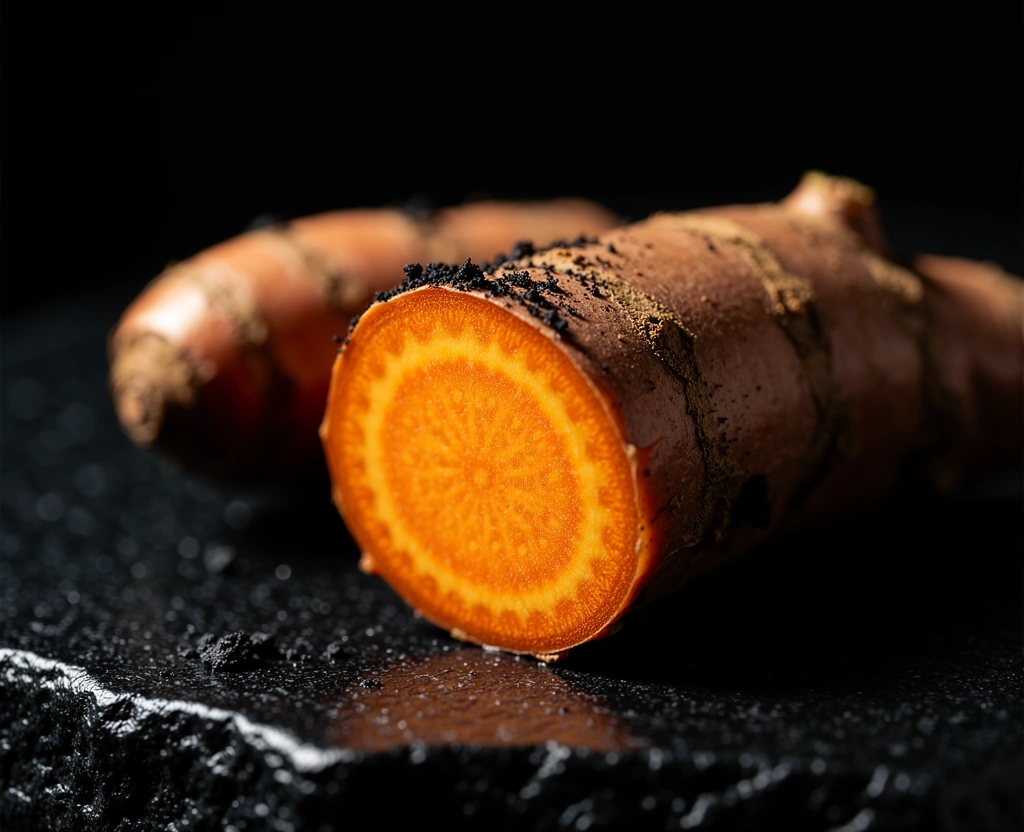 Turmeric root specimen